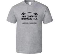 Computer Hardware Tech Funny Workout Personalized T Shirt