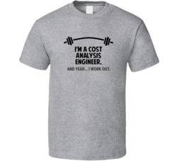 Cost Analysis Engineer Funny Workout Personalized T Shirt