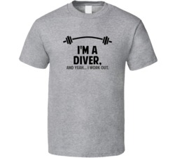 Diver Funny Workout Personalized T Shirt
