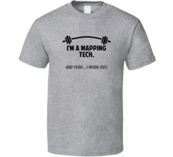 Mapping Tech Funny Workout Personalized T Shirt