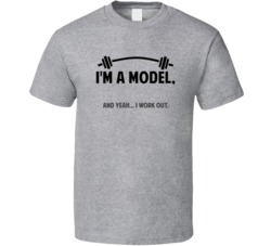 Model Funny Workout Personalized T Shirt