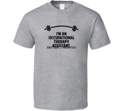 Occupational Therapy Assistant Funny Workout Personalized T Shirt