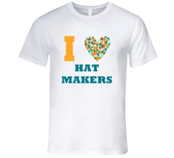 I Heart Hat Makers Popular Occupation T Shirt