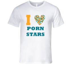I Heart Porn Stars Popular Occupation T Shirt