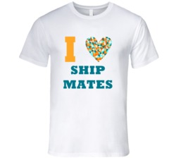 I Heart Ship Mates Popular Occupation T Shirt