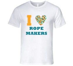 I Heart Rope Makers Popular Occupation T Shirt