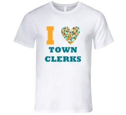 I Heart Town Clerks Popular Occupation T Shirt