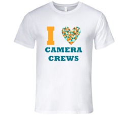 I Heart Camera Crews Popular Occupation T Shirt