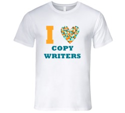 I Heart Copy Writers Popular Occupation T Shirt