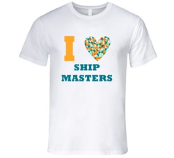 I Heart Ship Masters Popular Occupation T Shirt