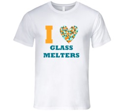 I Heart Glass Melters Popular Occupation T Shirt