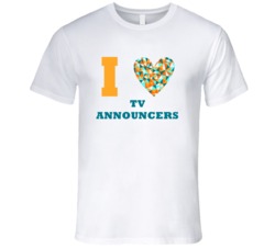 I Heart TV Announcers Popular Occupation T Shirt