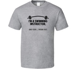 Swimming Instructor Funny Workout Personalized T Shirt