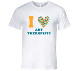 I Heart Art Therapists Popular Occupation T Shirt