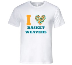 I Heart Basket Weavers Popular Occupation T Shirt