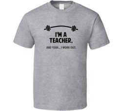 Teacher Funny Workout Personalized T Shirt