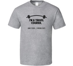 Travel Courier Funny Workout Personalized T Shirt