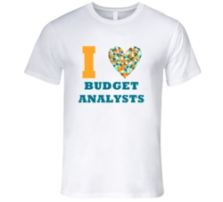I Heart Budget Analysts Popular Occupation T Shirt