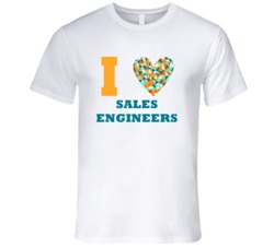 I Heart Sales Engineers Popular Occupation T Shirt