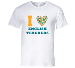 I Heart English Teachers Popular Occupation T Shirt