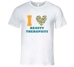 I Heart Beauty Therapists Popular Occupation T Shirt