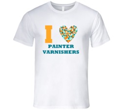 I Heart Painter Varnishers Popular Occupation T Shirt