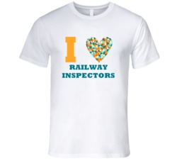 I Heart Railway Inspectors Popular Occupation T Shirt