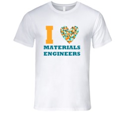 I Heart Materials Engineers Popular Occupation T Shirt