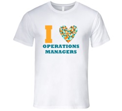 I Heart Operations Managers Popular Occupation T Shirt