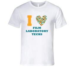 I Heart Film Laboratory Techs Popular Occupation T Shirt