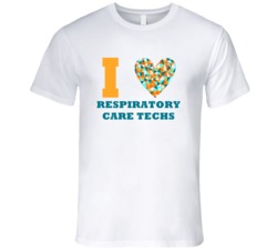 I Heart Respiratory Care Techs Popular Occupation T Shirt