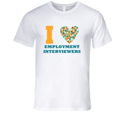 I Heart Employment Interviewers Popular Occupation T Shirt