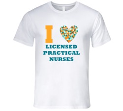 I Heart Licensed Practical Nurses Popular Occupation T Shirt