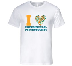 I Heart Experimental Psychologists Popular Occupation T Shirt