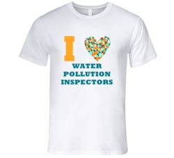 I Heart Water Pollution Inspectors Popular Occupation T Shirt