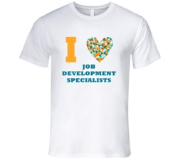 I Heart Job Development Specialists Popular Occupation T Shirt