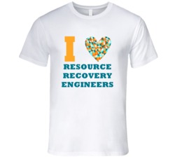 I Heart Resource Recovery Engineers Popular Occupation T Shirt
