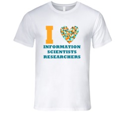 I Heart Information Scientists Researchers Popular Occupation T Shirt
