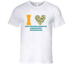I Heart Electromechanical Equipment Assemblers Popular Occupation T Sh