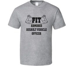 Fit Armored Assault Vehicle Officer Funny Essential Workout T Shirt