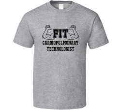 Fit Cardiopulmonary Technologist Funny Essential Workout T Shirt