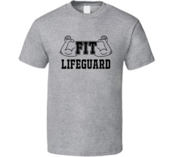 Fit Lifeguard Funny Essential Workout T Shirt