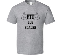 Fit Log Scaler Funny Essential Workout T Shirt
