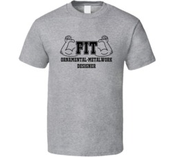Fit Ornamental-Metalwork Designer Funny Essential Workout T Shirt