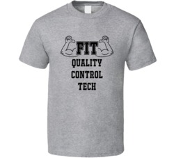 Fit Quality Control Tech Funny Essential Workout T Shirt