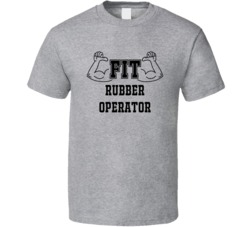 Fit Rubber Operator Funny Essential Workout T Shirt