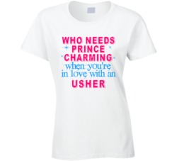 In Love With An Ushers Cute Occupation T Shirt
