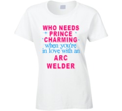 In Love With An Arc Welders Cute Occupation T Shirt