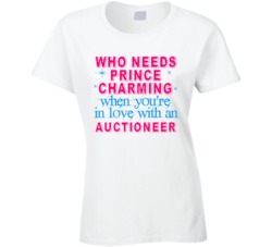 In Love With An Auctioneers Cute Occupation T Shirt