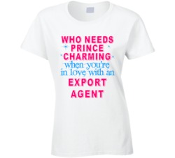 In Love With An Export Agents Cute Occupation T Shirt